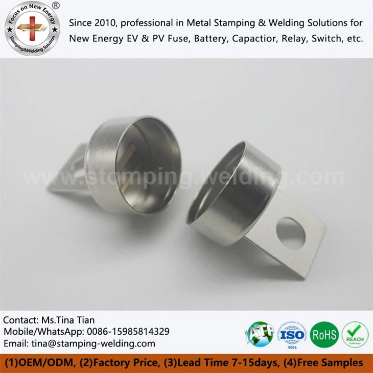 Copper contact for fuse