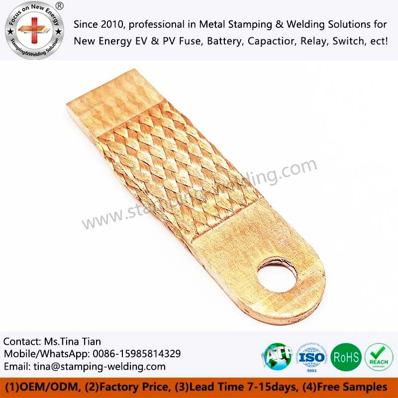 flexible copper braided busbar