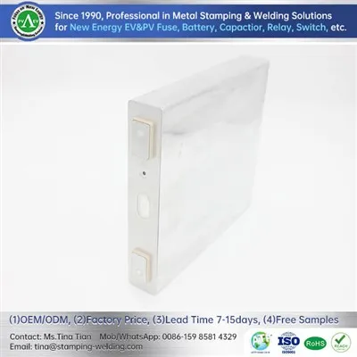 Čtvercový hliníkový box na baterie