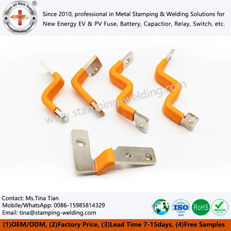 Plastic Dipping Electric Copper Busbar Custom Made