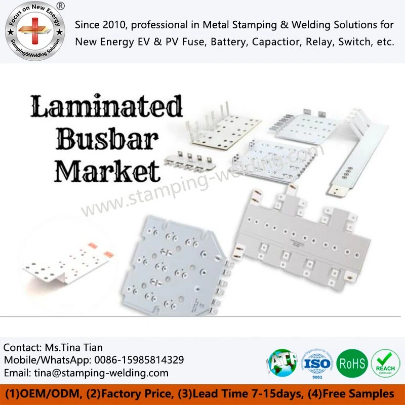 Laminated copper busbar